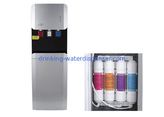 Dispensador de refrigerador de água de tubulação de resfriamento de compressor 3 torneiras com sistema de filtragem em linha 105L-XGJ